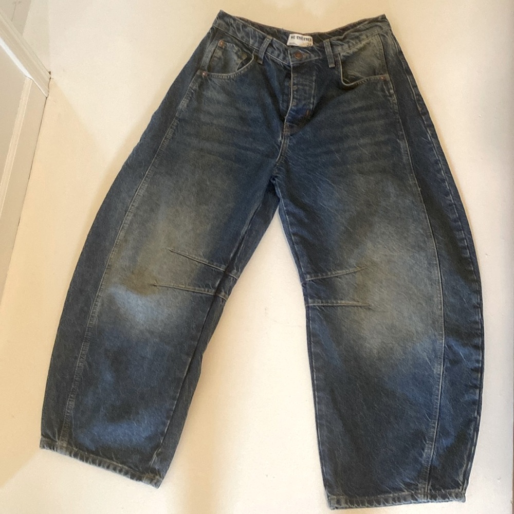 Free People Barrel Jeans